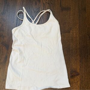 CRZ YOGA Classic White Tank Top